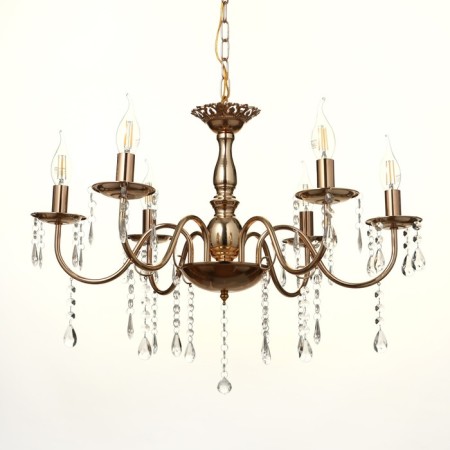 Chandelier 2461/6 E14 40W gold 62x62x32 cm Bayerlux