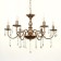 Chandelier 2461/6 E14 40W gold 62x62x32 cm Bayerlux