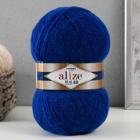 Yarn "Angora Real 40" 60% acrylic, 40% wool 430m/100g (141 cornflines)