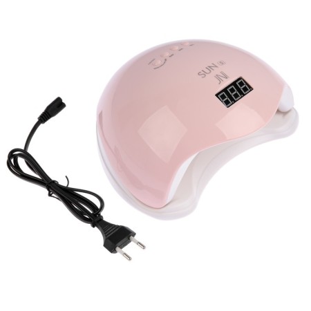 Jessnail Sun 5 BL, UV/LED, 48 W, 24 diodes, Timer 10/30/60 sec, pink, pink-17