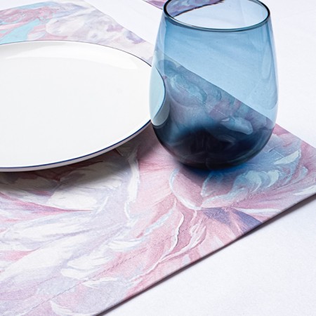 Set of playing stenova Home Kamilla, size 30x45 cm, blue color, 4 pcs-2