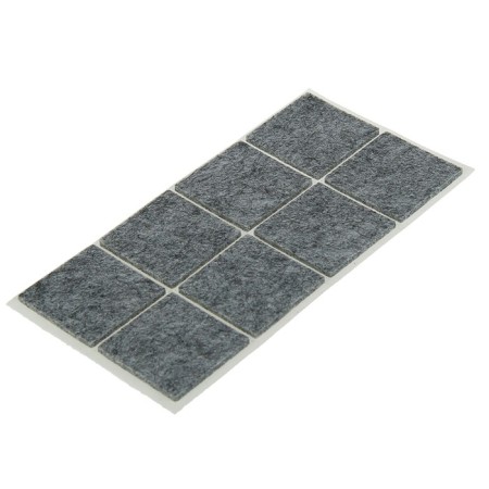 Furniture tundra, 40 x 40 mm, square, gray, 8 pcs.
