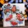 New Year's napkins Paper New Line Fresco "Bullfins", 33x33 cm, 3 layers