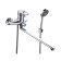 Bath mixer "RMS" SL52-006E-3, pour 350 mm, shower set, zinc, chrome