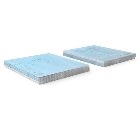 Notebook of 24 sheets in the Erichkrause CoceverPro classic "Vivid", plastic cover, offset block, blue-2