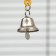 Bird swings with a rattle and bell, 10.7 x 21.7 cm, mix of flowers