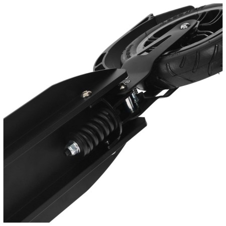 Aluminum scooter, folding, inflatable wheels 200 mm, 2 shock absorbers-8