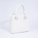 Bag Female Tout with zipper, white color