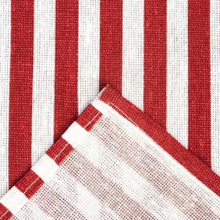 Apron Dolyana "strip red 67 x 74cm, 100%PE-2