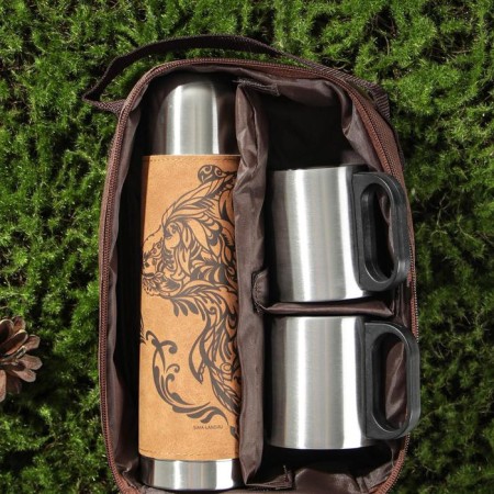 Set "Hunting - Brave", a thermos 500 ml, a mug 2 pcs-8
