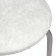 Stool "economy" silver metallic/white marble