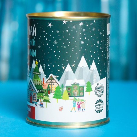 New Year! Black tea "New Year: hot tea": with cinnamon, 60 g.-2