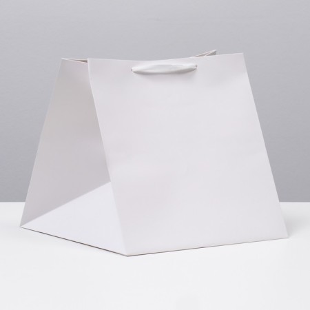 Package for cake 30x30x30cm white, 1pc