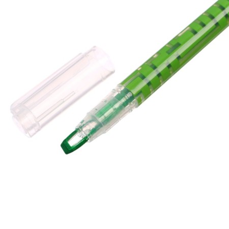 Textbook marker 0.5-3.5 mm Erichkrause Visioline V-16 zoom neon, bilateral, green neon, water-based ink-5