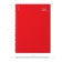 A4 notebook 80 sheets, a cage on a spiral, Erichkrause, "Words" plastic cover red