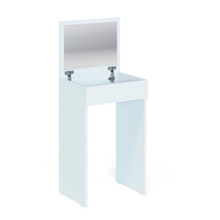 Folding table "SP-21", 446 × 356 × 740 (1080) mm, mirror, white color-3