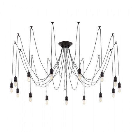 Suspended Citilux “Edison” CL451152, 15x75W, E27, Black Color Black-3