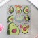 AM EM Avocado notebook, 34.7 x 21.1 cm
