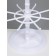 Carousel decoration stand, 16*16*28 cm, white color