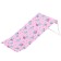 Mill for bathing from a flannel, for a girl, pink, yellow color, mix drawing