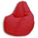The pear-pear chair is positive real a, size l, diameter 80 cm, height 100 cm, velor, red color