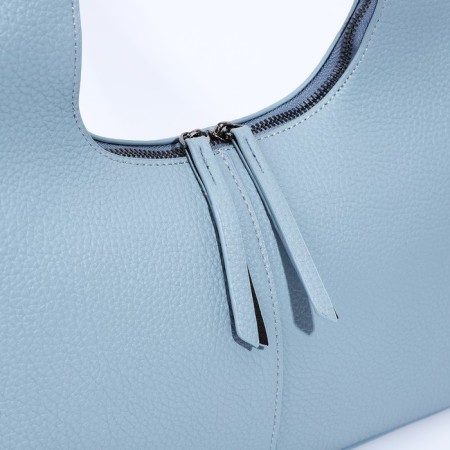 Zipper bag with lightning, blue color-3