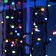 Garland "Curtain" 2 x 3 m, IP65, UMS, dark rubber thread, 760 LED, glow of multi, 220 V