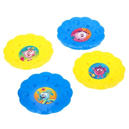 Set of dishes, Smeshariki, in a container-2