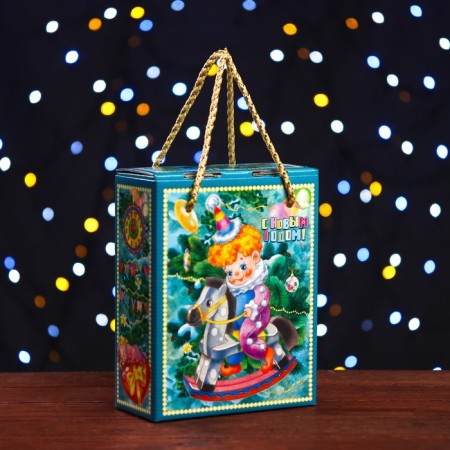 Gift box "New Year's elves" 16.5 x 7.9 x 20.8 cm