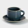 Coffee steam porcelain BLU REATTIVO, cup 80 ml, saucer d = 6 cm