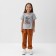 Children's T-shirt KAFTAN LOVE R.32 (110-116 cm), gray