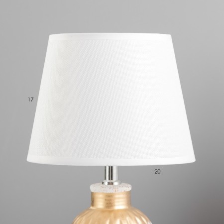 Louise table lamp E14 40W white-gold 20x20x32 cm-2