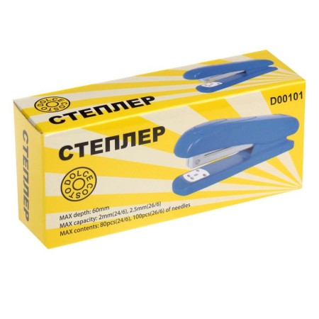Stapler No. 24/6 Dolce Costo, up to 25 sheets, plastic case, blue-3