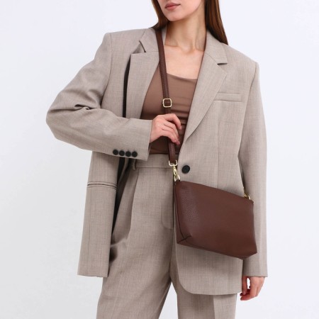 Bag Women's Shoper on Magnet, Dark Brown-12