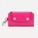 Key of buttons, length 11 cm, 7 carabiners, fuchsia color