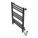 Electric heated towel rail Azario Ancona 500/800 square, 9 sections, Dimmer right, black 104