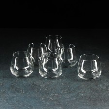 Set of low glass glasses 