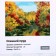 Picture on numbers on a canvas with a subframe "Autumn Pond", 40 x 30 cm