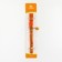 Collar "chic", 33 x 1 cm, orange