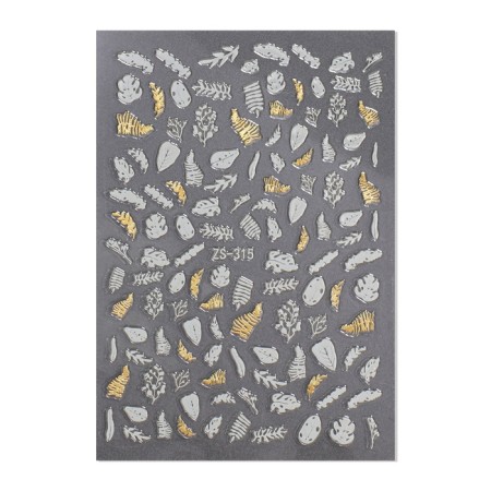 Nail stickers 10.2*8cm ZS-315 BEL/COL SAME QF-2
