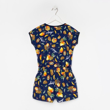 Overalls for girls, black color, height 122-7