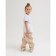 Children's pants Minaku: Basic Line Kids, beige color, height 122