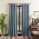 Set of curtains "Replic", size 2x145x270 cm, blue color