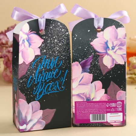 Set of "love and happiness": black tea 50 g, peanuts in chocolate glaze 100 g.-3