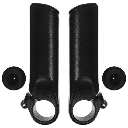 Horns on the steering wheel Dream Bike, aluminum, black color-1