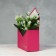 Golden embossing P.S. I love you, raspberry 18 x 24 x 7 cm