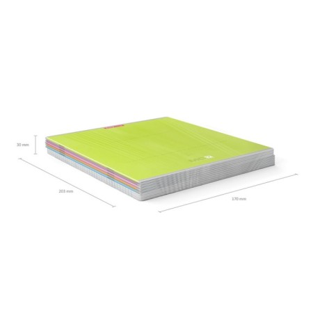 Notebook 24 sheets in the Erichkrause "MC-7" line, cover Cardon Cover, OFSET block 100% white, mix-8