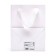 Gift package, with a window, 20 x 15 x 10 cm, white