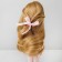 Hair for dolls "wavy with a tail" is small, color 15