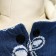 Jacket for dogs with flowers, XL (DS 35 cm, Osh 32 cm, og 49 cm), dark blue